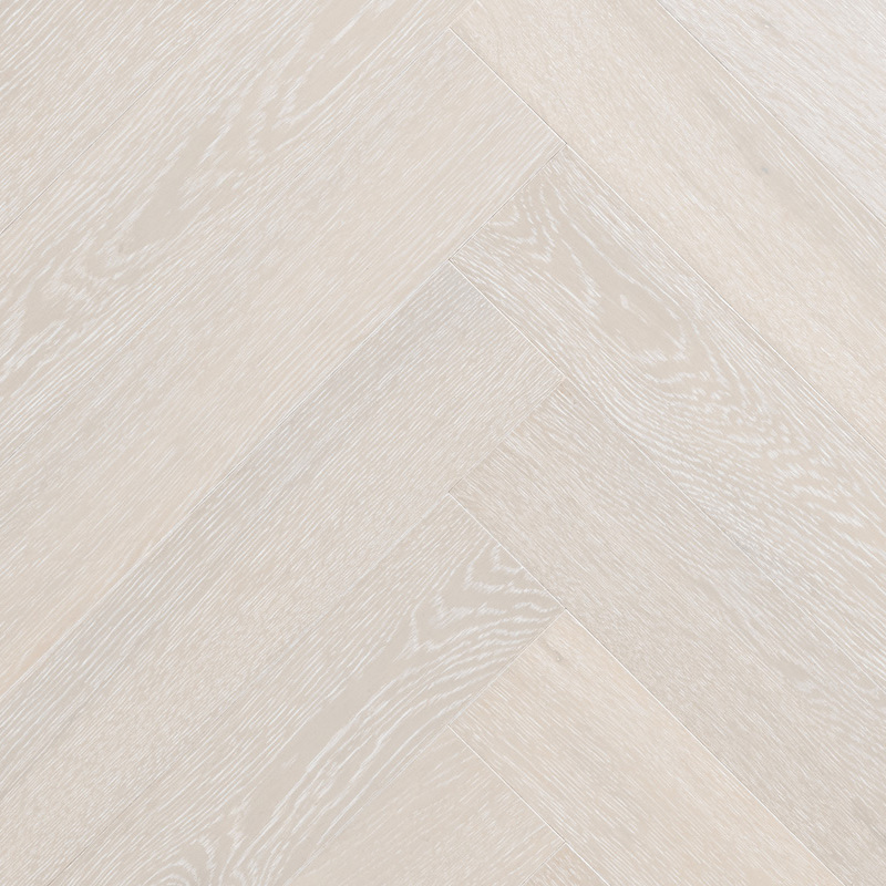  Wood Bee Herringbone Дуб Неве браш матовый Neve, UV-лак gloss 5-9% (левая)