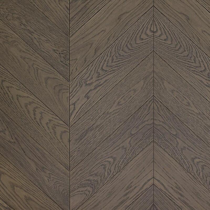  ESTA Chevron 15282 Oak Nordic S Lava Grey brushed matt 5% gloss 4B 532 x 120 x 14мм