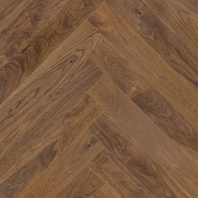  ESTA Herringbone 34023 Walnut АВ brushed matt 4B 600 x 100 x 14мм