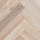 Wood Bee Herringbone Дуб Крема браш матовый Crema, UV-лак gloss 5-9% (правая)