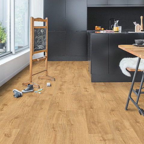ПВХ-плитка Quick-Step QS LIVYN Pulse Glue Plus PUGP 40088 Дуб осенний медовый (фото 3)