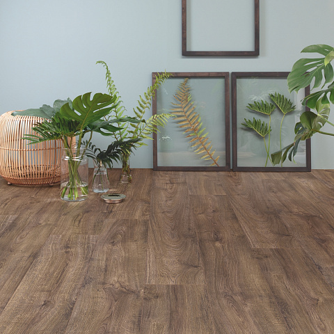 ПВХ-плитка Quick-Step Alpha Vinyl Medium Planks AVMP 40199 Дуб осенний шоколадный (фото 7)