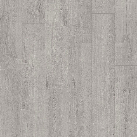 ПВХ-плитка Quick Step LIVYN Pulse Click PUCL 40201 Дуб хлопковый светло-серый (фото 1)