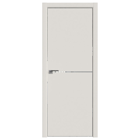 Межкомнатная дверь Profil Doors ПрофильДоорс 12 E кромка хром 4 AL Eclipse 190 Экспорт Дарк Вайт Глухая (фото 1)