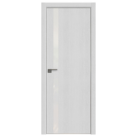 Межкомнатная дверь Profil Doors ПрофильДоорс Серия 6 ZN кромка мат 4 Eclipse 190 Экспорт Остекленное белый лак Монблан (фото 1)