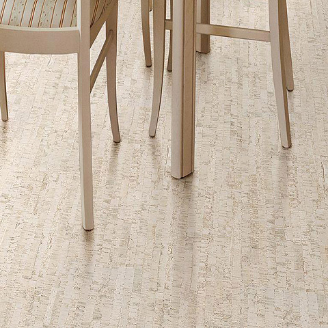 Пробковый пол Corkstyle EcoCork Linea White (click) (фото 4)