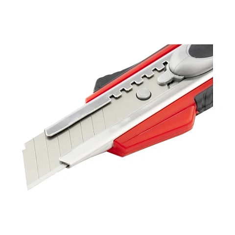 Нож Matrix 78936 с выдвижным лезвием Quick Blade 18 мм, металлическая направляющая, двойн. фиксатор (фото 2)