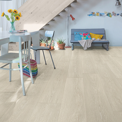 Ламинат Quick Step Majestic MJ3554 Дуб долинный светло-бежевый (фото 4)