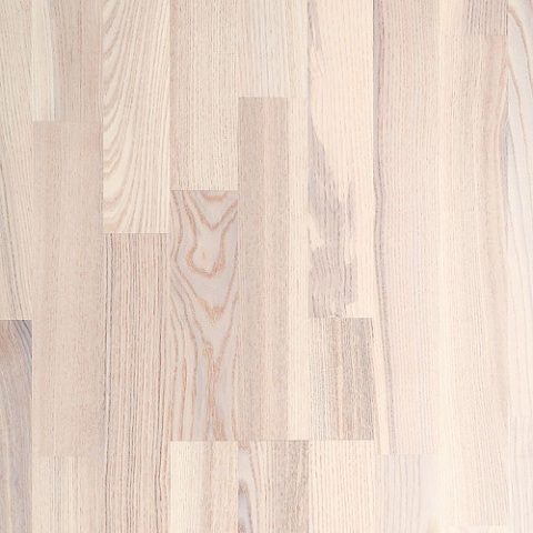 Polarwood Ясень Ливинг белый матовый трехполосный Ash Living White Matt 3S (фото 1)