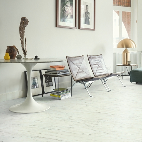 ПВХ-плитка Quick-Step QS Vinyl Flex BLUSH плитка SGTC 20305 Мрамор белый лунный (фото 3)