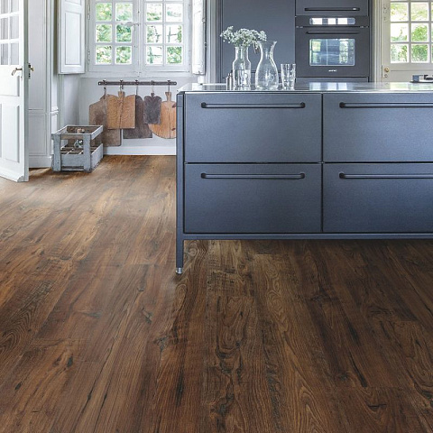 Ламинат Quick Step Eligna Wide 8 33 V4 UWH 1542 Реставрированный тёмный каштан (фото 3)