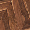 Coswick Французская елка 2-х слойная T&G шип-паз (45°) 1329-3101 Натуральный (Порода: Американский орех) (миниатюра фото 1)