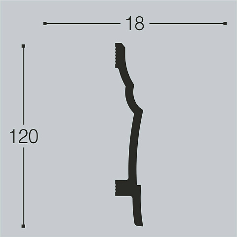 XPS П 19 120х18/ Белый  (фото 2)