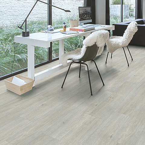 ПВХ-плитка Quick-Step QS LIVYN Balance Click BACL 40052 Шёлковый дуб светлый (фото 3)