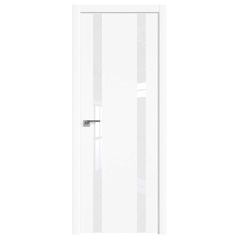 Межкомнатная дверь Profil Doors ПрофильДоорс 9 Е ABS 4 Аляска Остекленное белый лак (фото 1)
