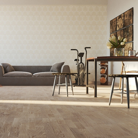 Паркетная доска Polarwood Дуб 4V Вега Премиум матовый трехполосный Oak Premium Vega Matt 3S (фото 2)