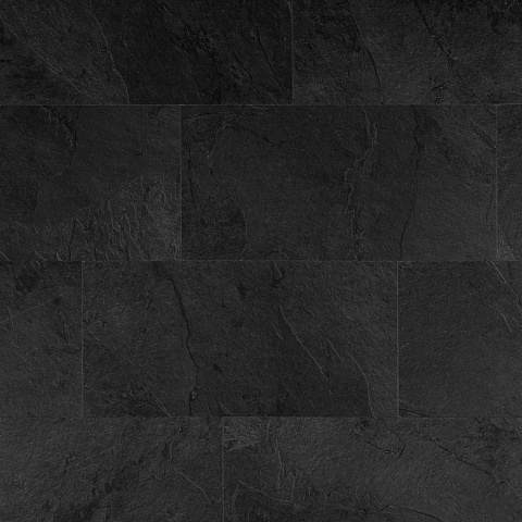 ПВХ-плитка Quick-Step QS Alpha Vinyl ORO плитка AVSTU 40035 Сланец чёрный (фото 1)