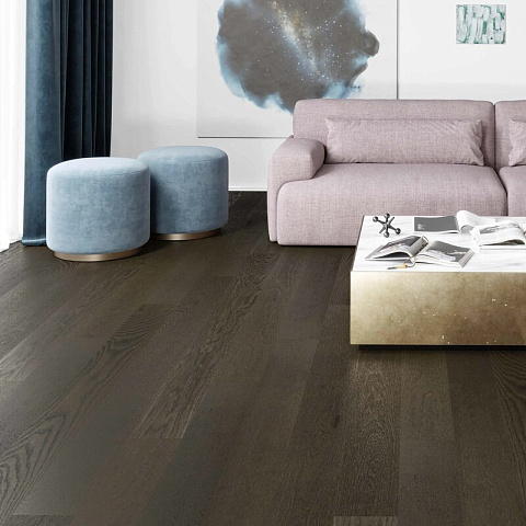 Паркетная доска ESTA 1 Strip 11161 Oak BC Tobacco Brown brushed matt 2B 1900 x 160 x 14мм (фото 2)