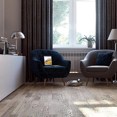 Паркетная доска Polarwood Дуб Уран масло трехполосный Oak Uranium Oiled Loc 3S (фото 4)