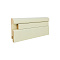 Плинтус CROWNWOOD МДФ R9-VR3V RAL + вставка гладкая 8х18 RAL  (миниатюра фото 1)