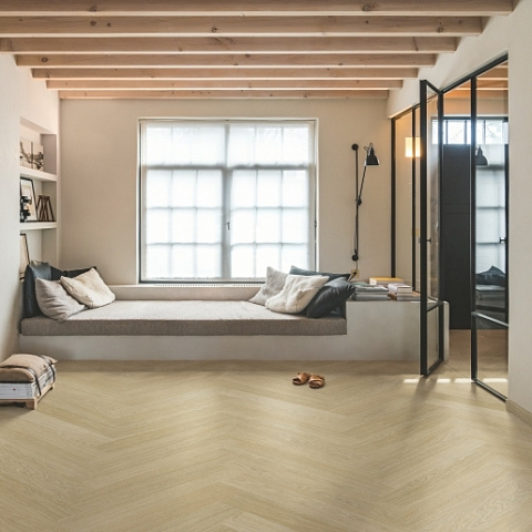 ПВХ-плитка Quick-Step QS Vinyl Flex PRISTINE елка SGHBC 20331 Дуб безмятежный натуральный светлый (фото 2)