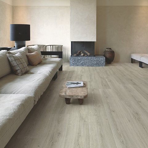 ПВХ-плитка Quick-Step Alpha Vinyl Medium Planks AVMP 40237 Эко серый (фото 3)