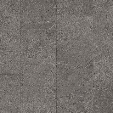 ПВХ-плитка Quick-Step LIVYN Ambient Click AMCL 40034 Сланец серый (фото 1)