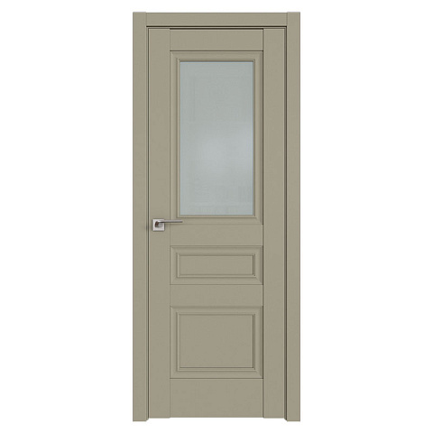 Межкомнатная дверь Profil Doors ПрофильДоорс Серия 2.39 U Остекленное матовое Шелл Грей (фото 1)
