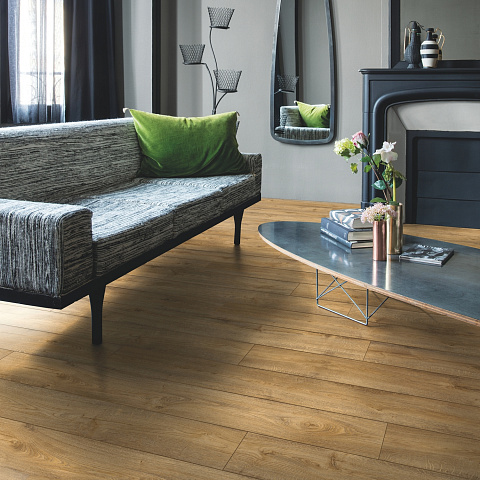 ПВХ-плитка Quick-Step QS LIVYN Pulse Glue Plus PUGP 40094 Дуб теплый натуральный (фото 3)
