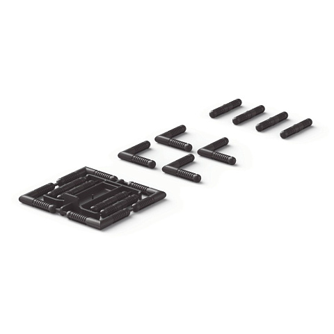 Уголки для стандартного плинтуса Quick step NEPLUG 58х12(1шт=24уголка+24соед)  (фото 1)