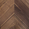 CROWNWOOD EXOTIC ONE Французская елка 45° 2-х слойная Орех Американский Натуральный Селект лак 600 х 125 х 12 / 1.50 м2 (миниатюра фото 2)