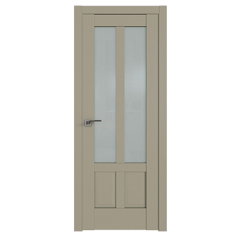 Межкомнатная дверь Profil Doors ПрофильДоорс Серия 2.117 U Остекленное матовое Шелл Грей (фото 1)