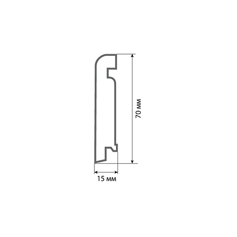 Finitura dekor R13 70х15х2400/ 016 (фото 2)