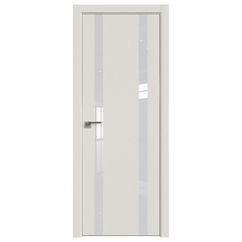 Межкомнатная дверь Profil Doors ПрофильДоорс 9 Е ABS 4 Eclipse 190 Экспорт Дарк Вайт Остекленное белый лак (фото 1)