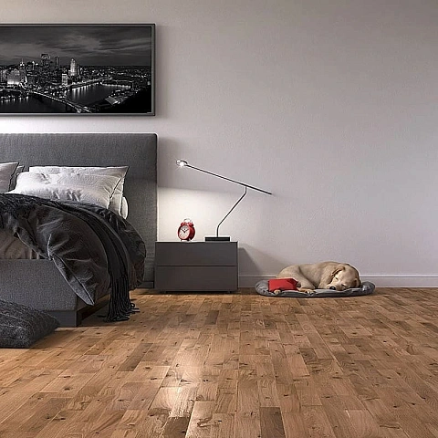 Паркетная доска Polarwood Дуб Винтаж масло трехполосный Oak Vintage Oiled Loc 3S (фото 2)