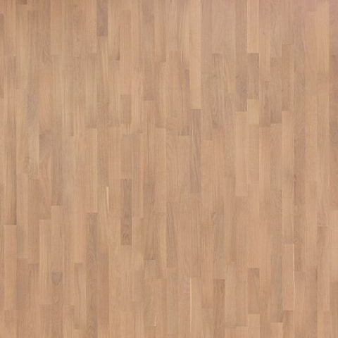 Паркетная доска Upofloor Дуб Уайт Шелк белый матовый трехполосный Oak White Chalk Matt 3S (фото 1)