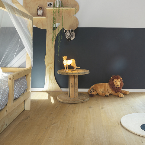 ПВХ-плитка Quick-Step Alpha Vinyl Medium Planks AVMP 40203 Дуб хлопковый бежевый натуральный (фото 5)