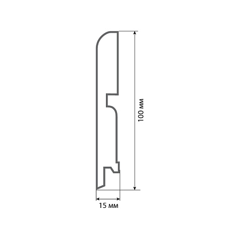 Finitura dekor R13 100х15х2400/ 014 (фото 2)
