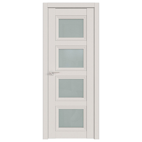 Межкомнатная дверь Profil Doors ПрофильДоорс Серия 2.107 U Остекленное матовое Дарк Вайт (фото 1)