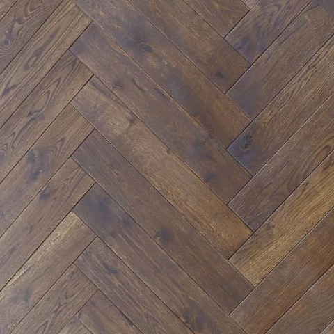 Polarwood Herringbone Дуб КАРИБЫ HB "Англ. ёлка", сорт. Кантри, масло, брашир., фаска 4V, 1-полосный (фото 1)