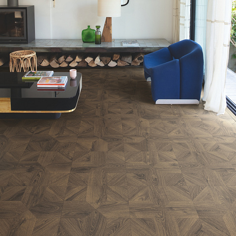 Ламинат Quick Step Impressive Patterns Ultra (Rus) IPU 4145 Дуб кофейный брашированный (фото 3)