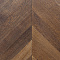 Wood Bee Chevron  Дуб Шоколад браш матовый Chocolate, UV-лак gloss 5-9% (левая) (миниатюра фото 1)