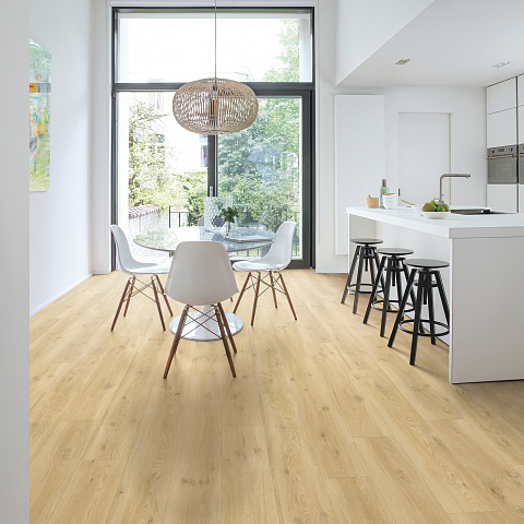 ПВХ-плитка Quick-Step QS LIVYN Balance Click BACL 40018 Бежевый дуб (фото 4)