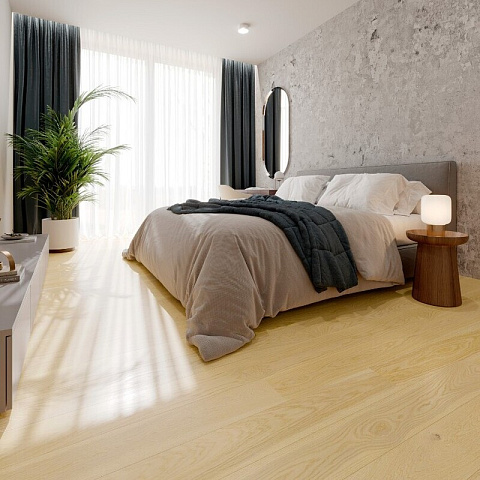 Паркетная доска ESTA 1 Strip 11218 Oak Nordic S Dazy brushed matt 2B 2100 x 180 x 14мм (фото 2)