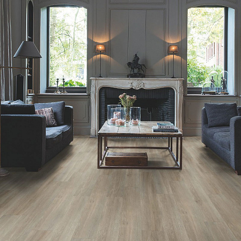 ПВХ-плитка Quick-Step QS LIVYN Balance Click BACL 40053 Серо-бурый шёлковый дуб (фото 3)