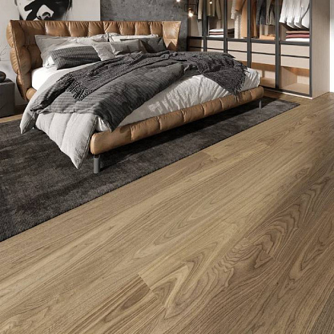 Паркетная доска ESTA 1 Strip Nova 36001 Walnut City Pure Line brushed matt 5% gloss NB 2200 x 202 x 13мм (фото 2)