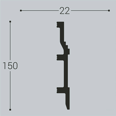 XPS П 8 150х22/ Белый  (фото 2)