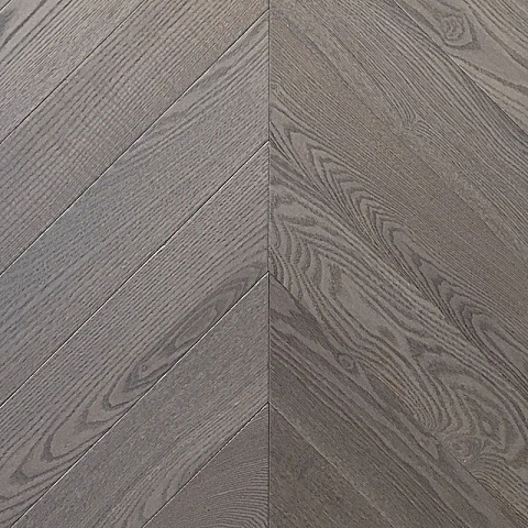 Wood Bee Chevron  Ясень Фог браш матовый Fog, UV-лак gloss 5-9% (левая) (фото 1)