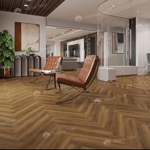 Alpine Floor LVT Parquet ECO 16-33 Дуб Далим 4V 43кл (фото 1)